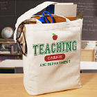 Teaching Personalized Canvas Tote Bag
